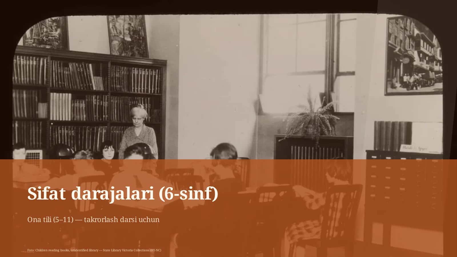 Sifat darajalari (6-sinf) 1