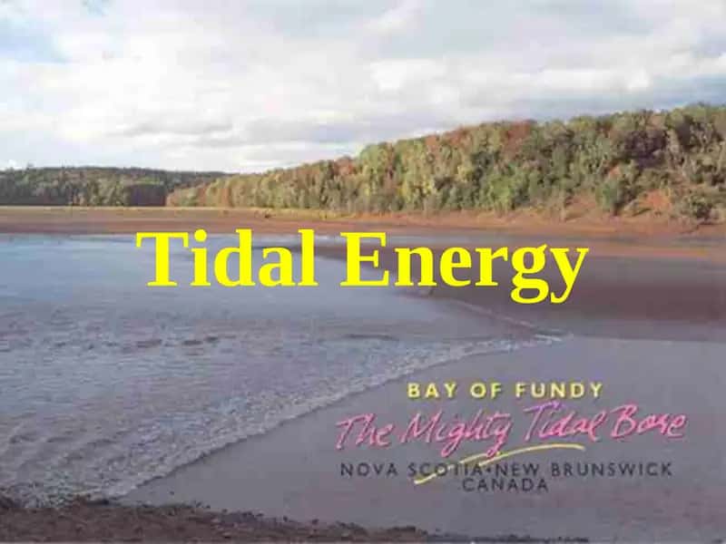 Tidal Energy 1