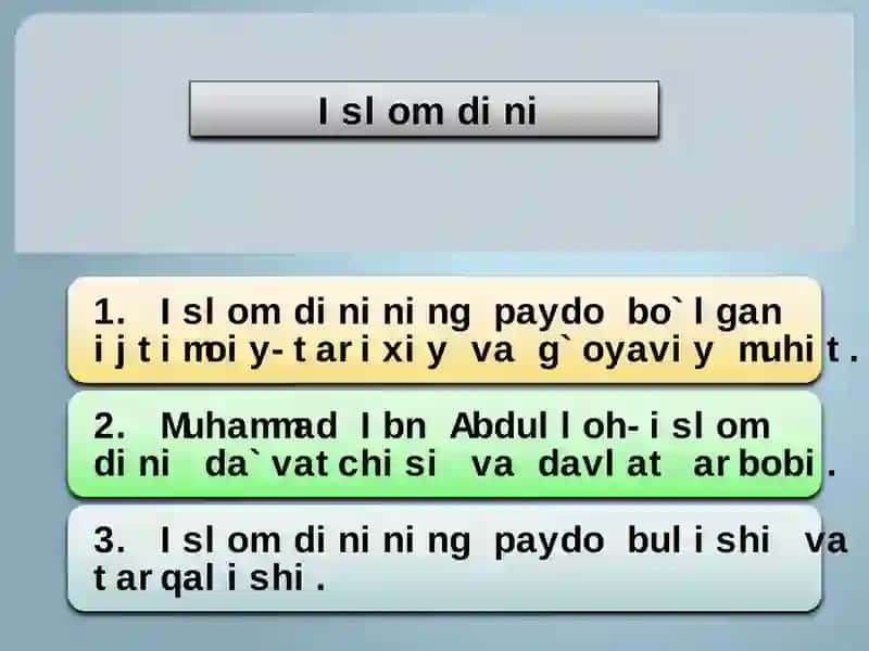 Islomdini
