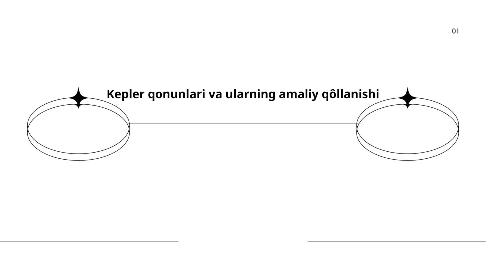 Kepler qonunlari va ularning amaliy qôllanishi 1