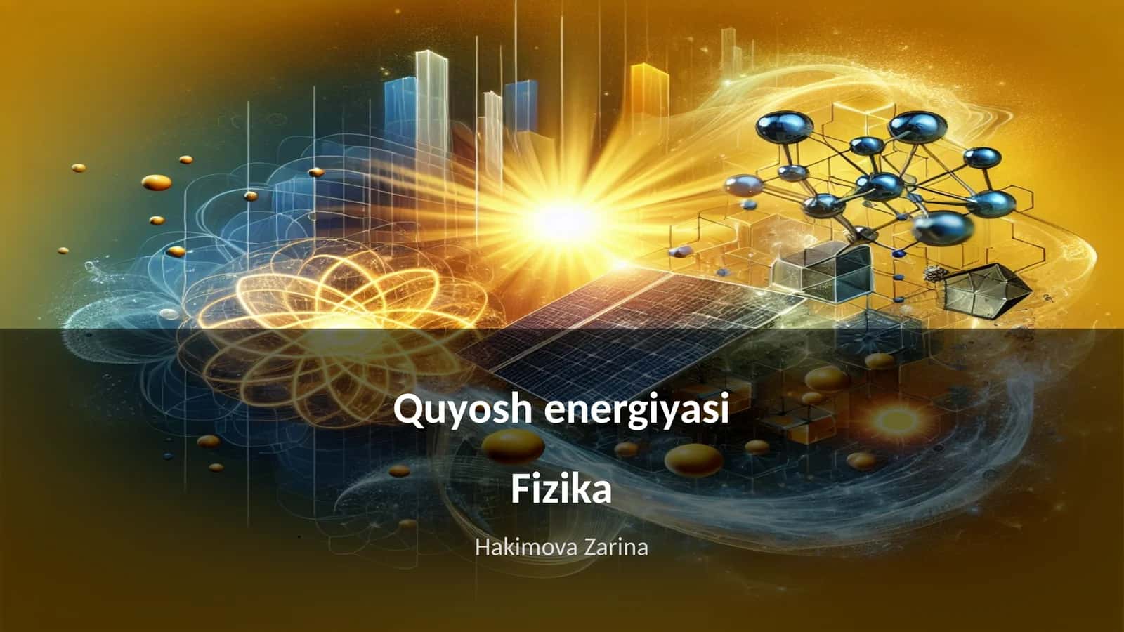 Quyosh energiyasi 1