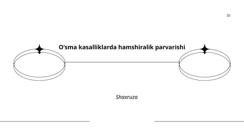 Oʻsma kasalliklarda hamshiralik parvarishi Shaxruza 1