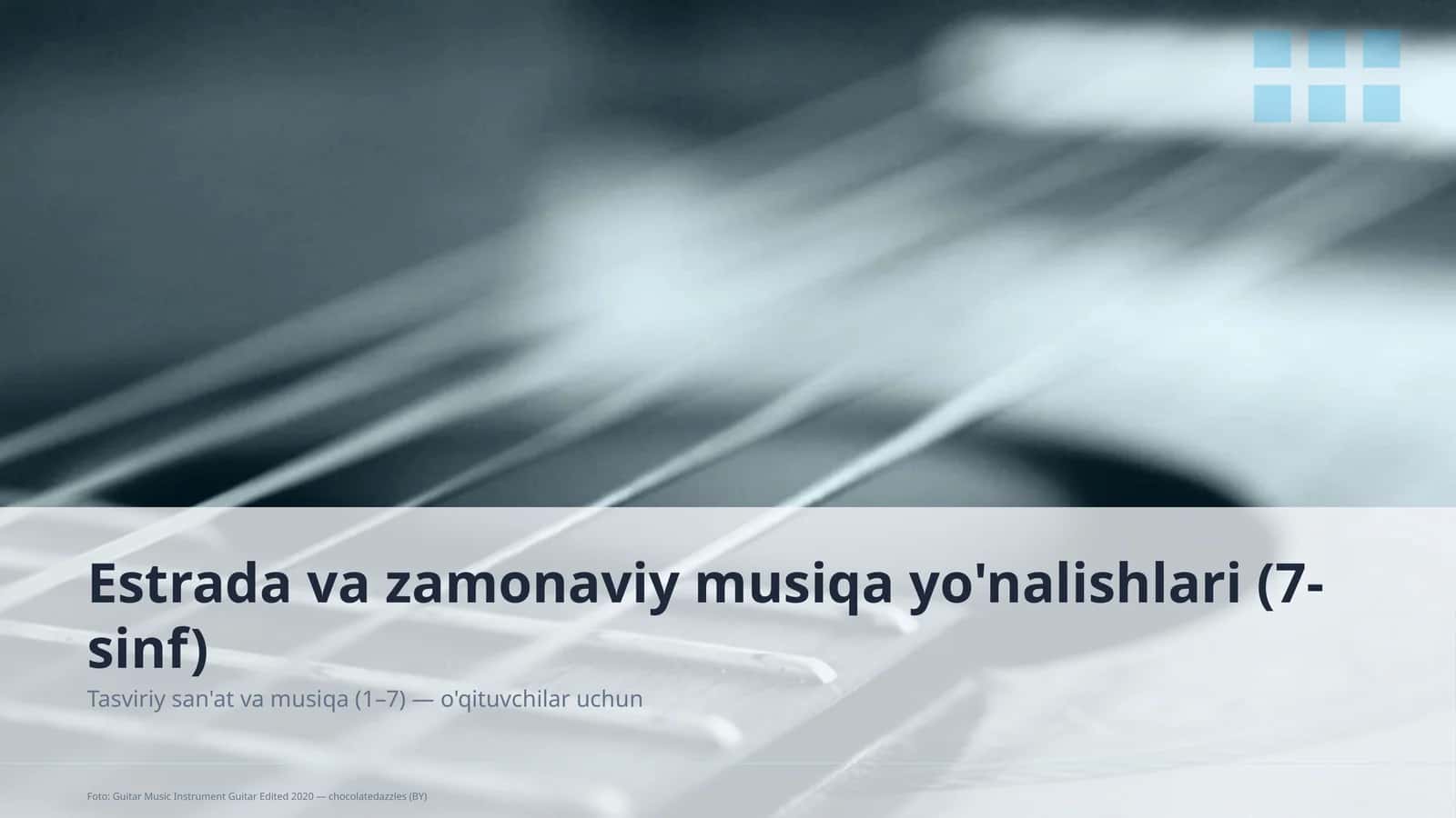 Tasviriy san'at va musiqa (1– 7) — o'qituvchilar uchun 1