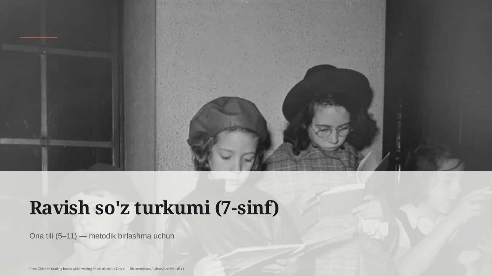 Ravish so'z turkumi (7-sinf) 1