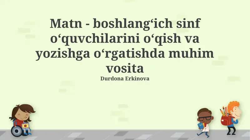 Zamonaviy Darsliklar va Ularning Imkoniyatlari 1