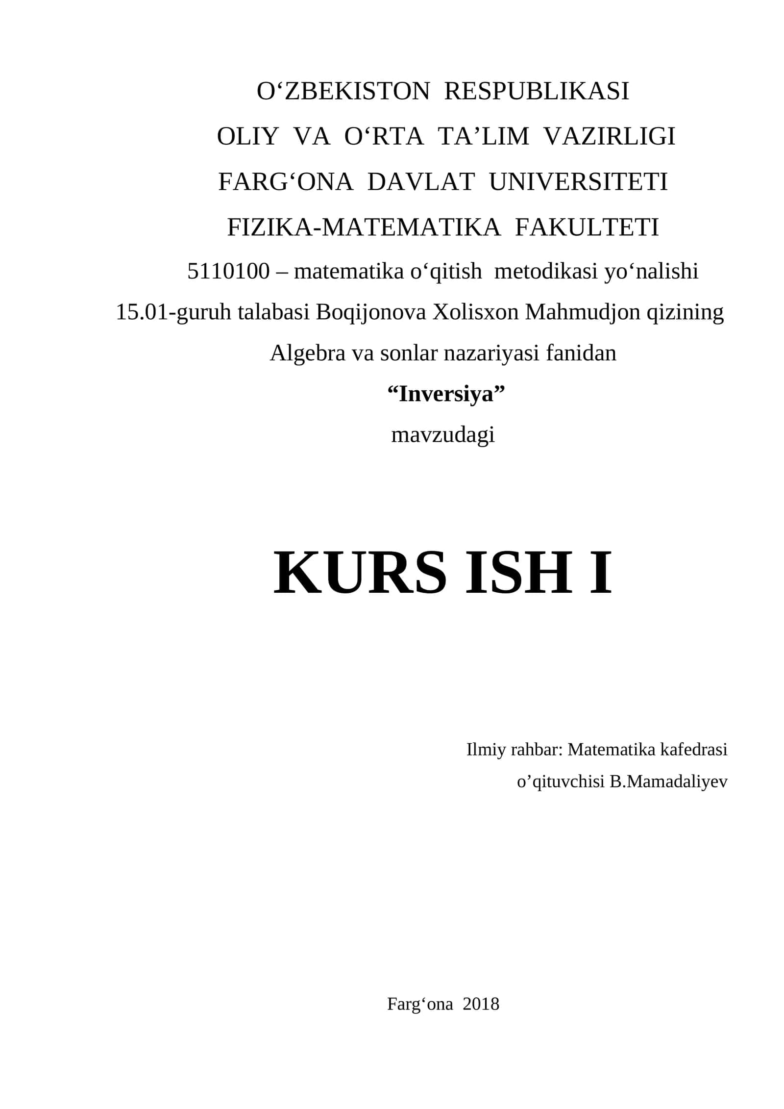 Inversiya 1
