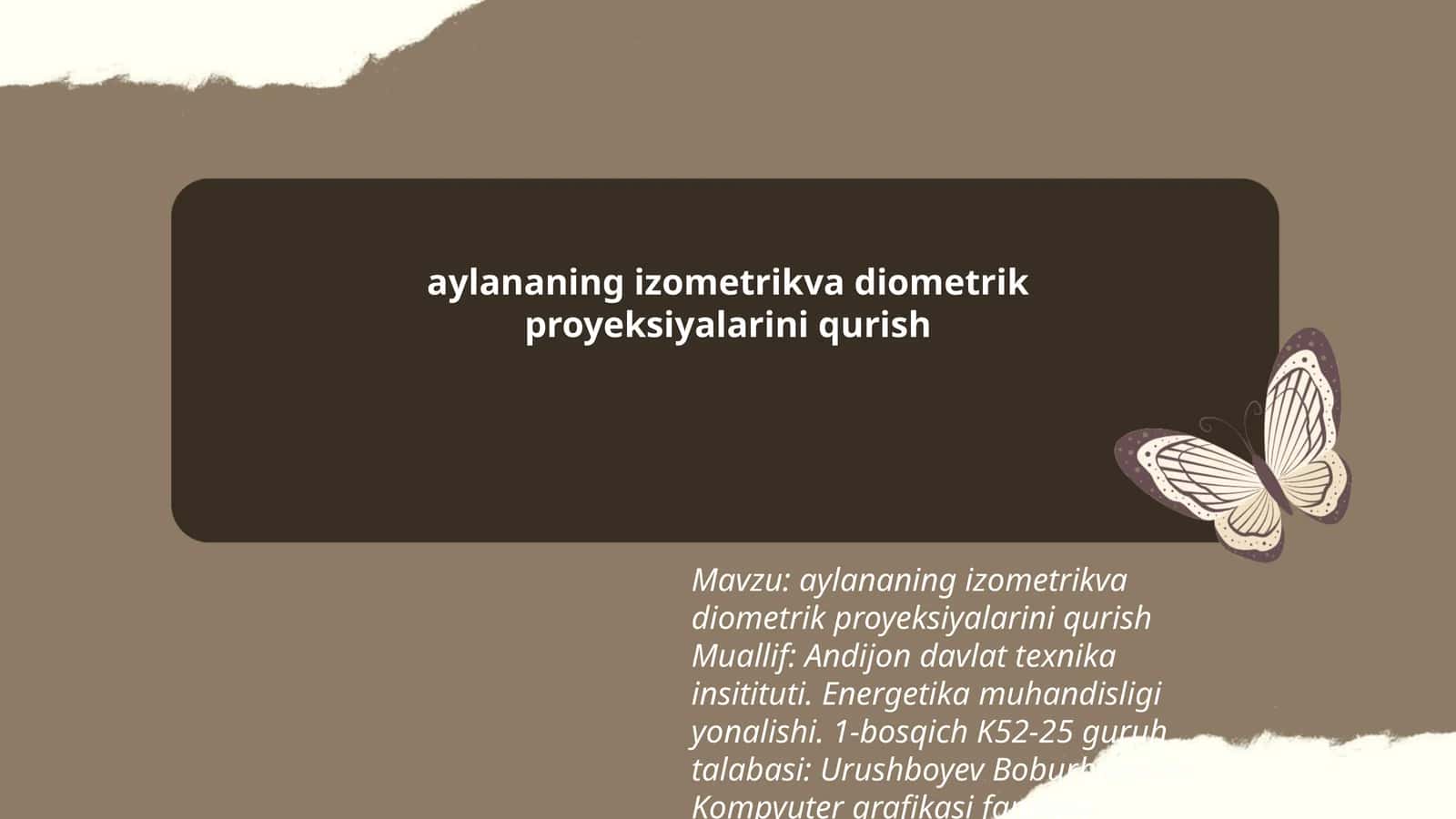 aylananing izometrikva diometrik proyeksiyalarini qurish 1
