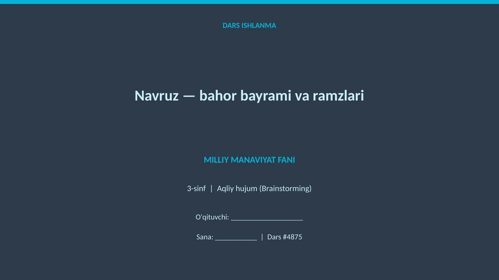 Navruz — bahor bayrami va ramzlari 1