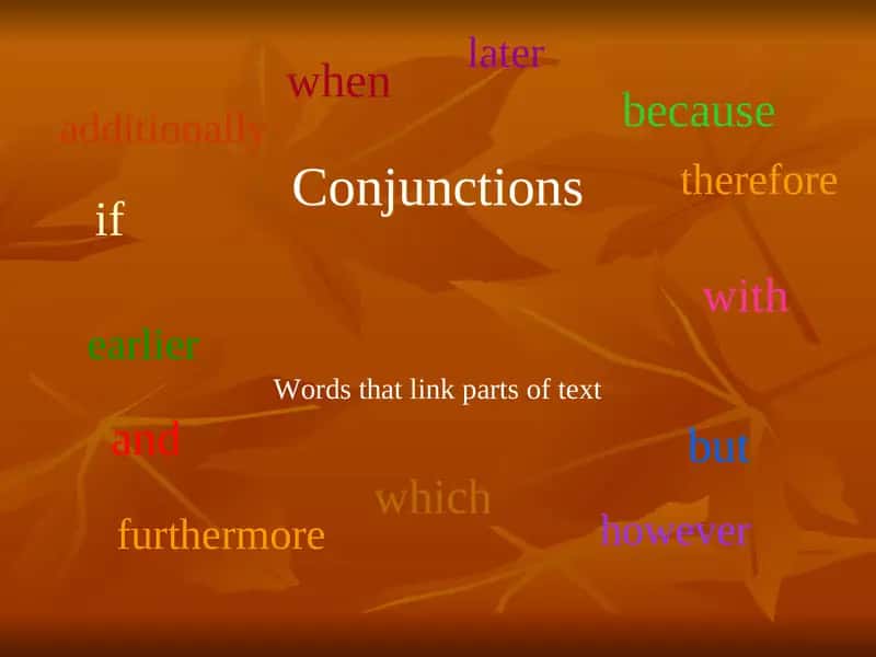 Conjunctions 1