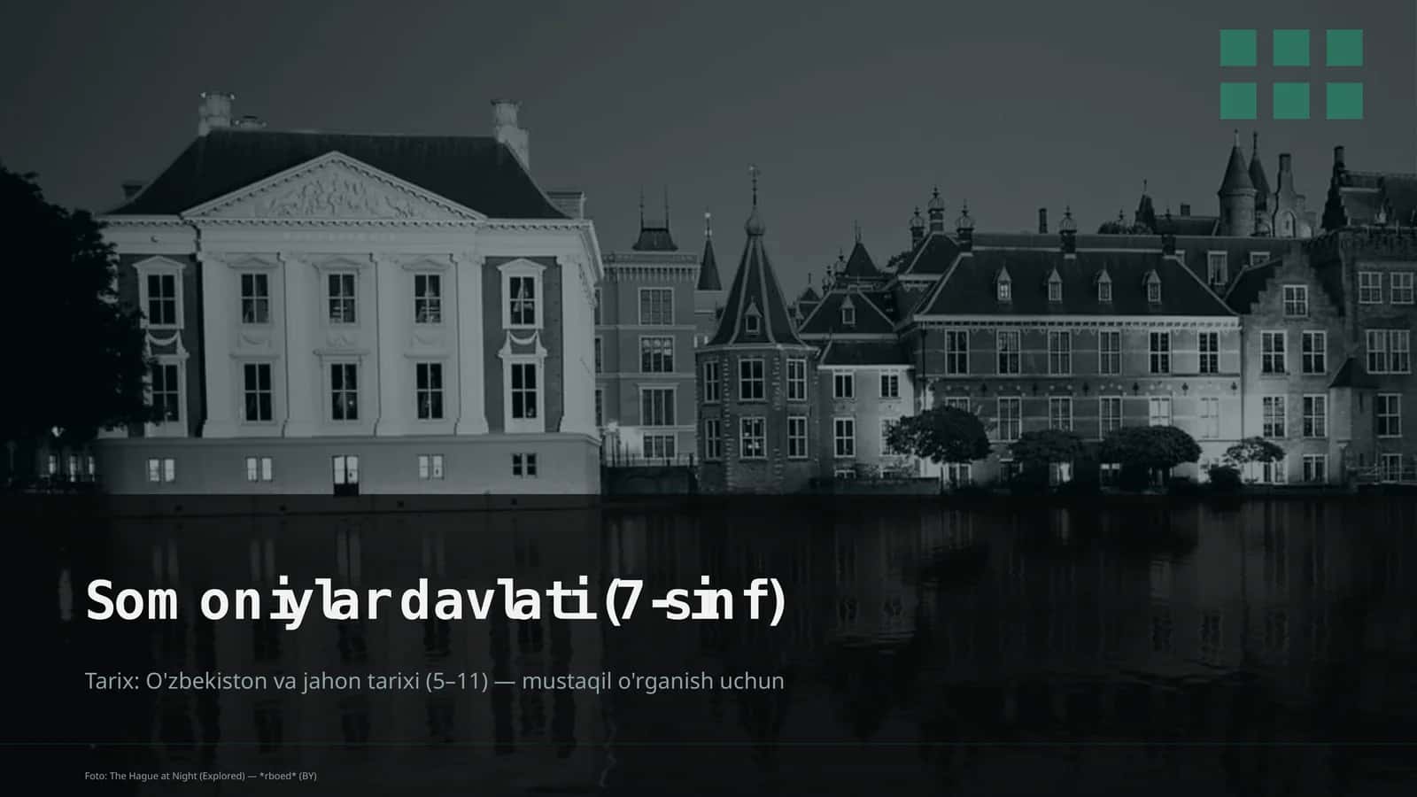 Somoniylar davlati (7-sinf) 1