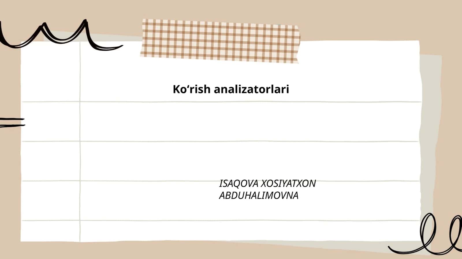 Koʻrish analizatorlari 1