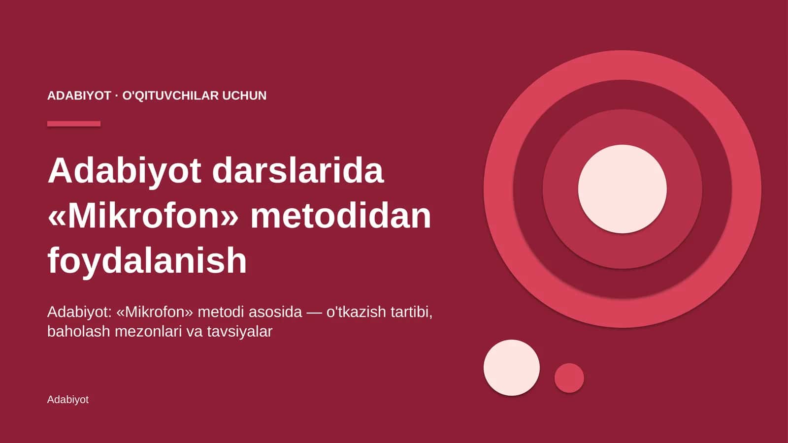 adabiyot darslarida mikrofon metodidan foydalanish 9362 1