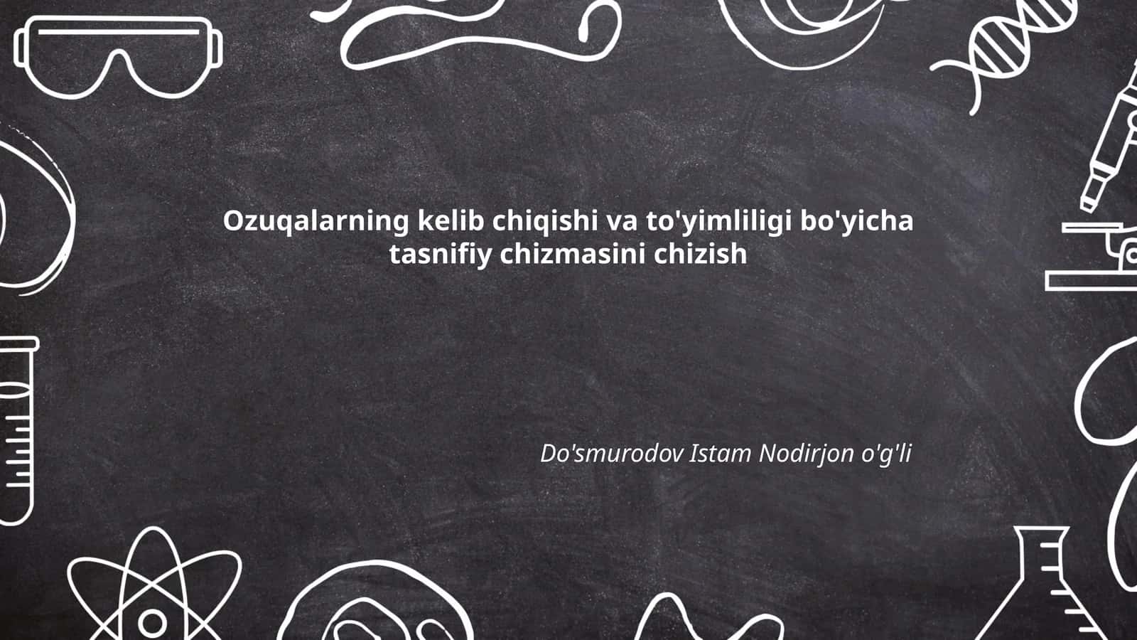 Ozuqa moddalarining turlari 1