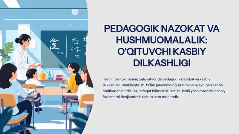 Pedagogik nazokat va hushmuomallik 1