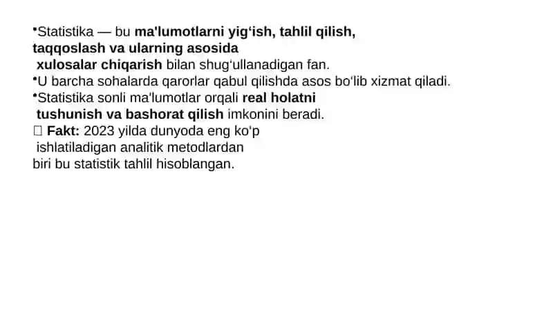 Statistika 1