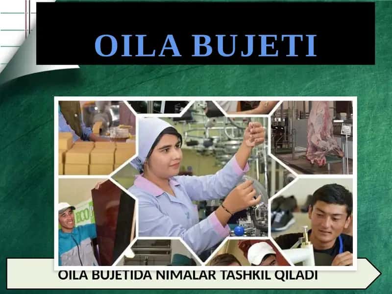OILA BUJETIDA NIMALAR TASHKIL QILADI 1
