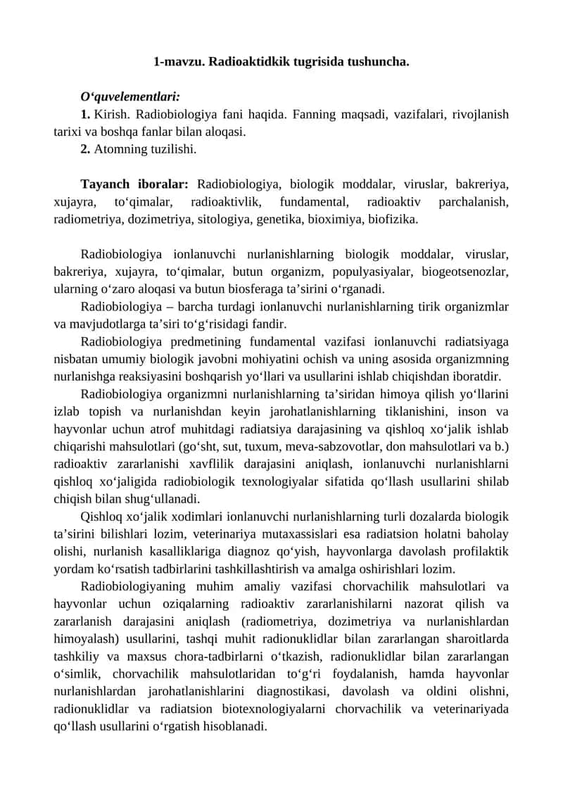 Radiobiologiya 1