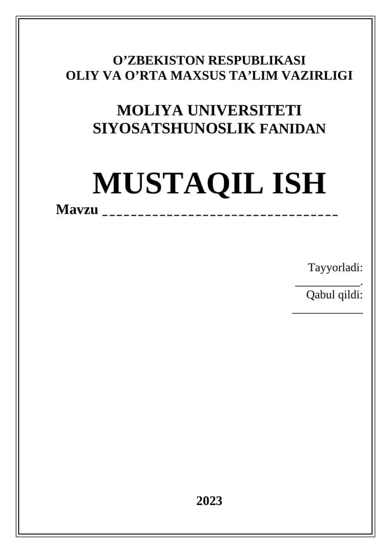 SIYOSIY MА’DАNIYAT 1