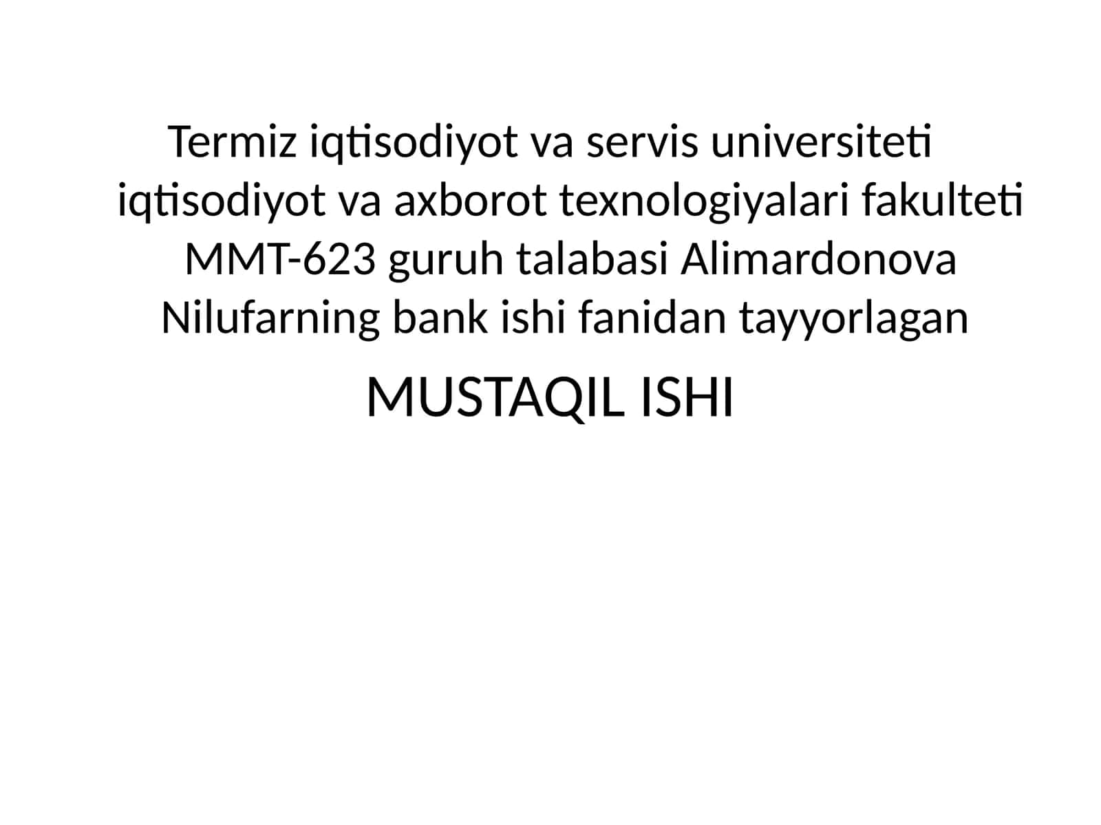 Tijorat banklarining tashkiletishining xuquqiy va iqtisodiy asoslari 1