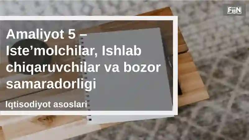Iqtisodiyot asoslari 1