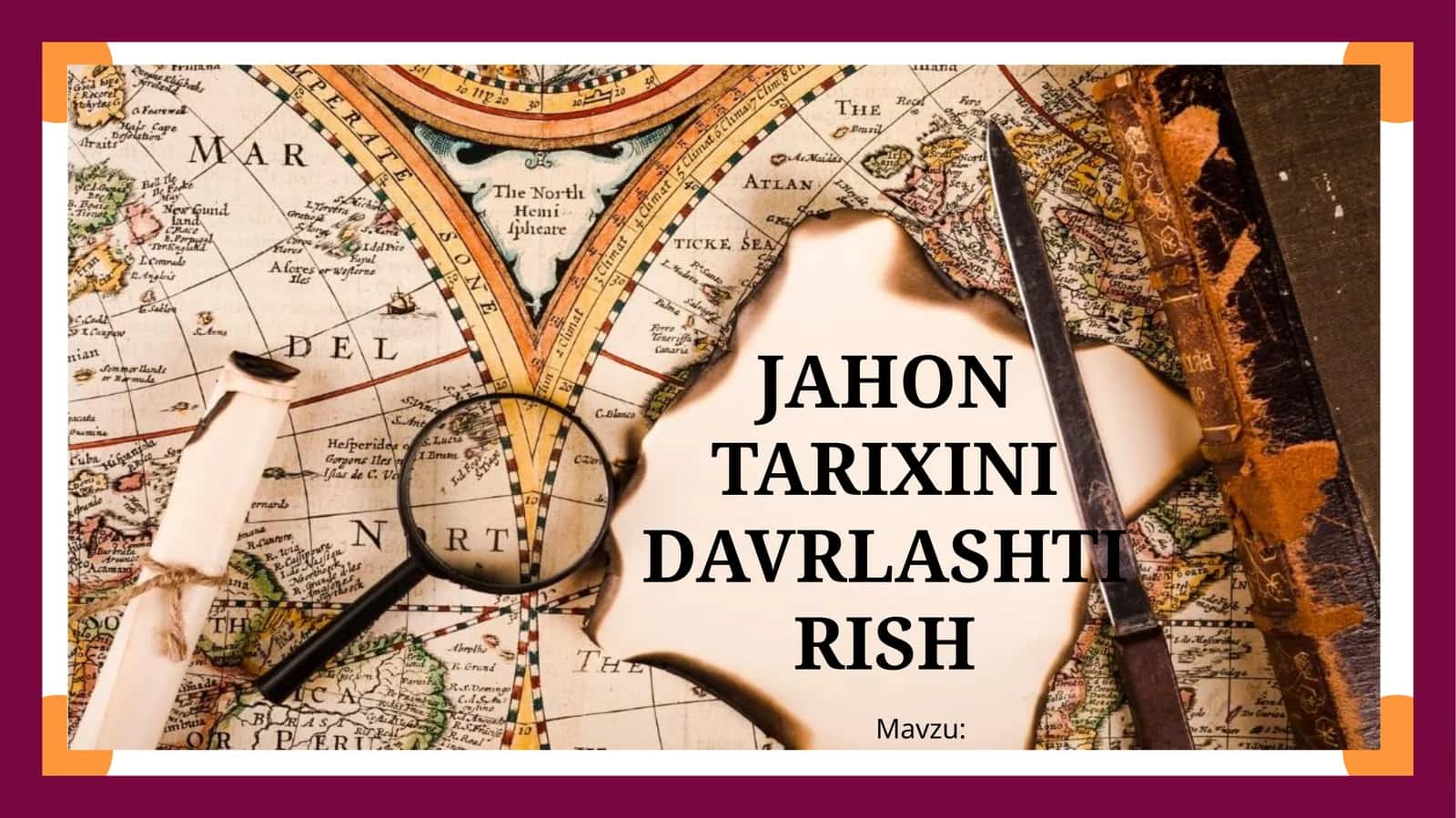 Jahon tarixini davrlashtirish 1