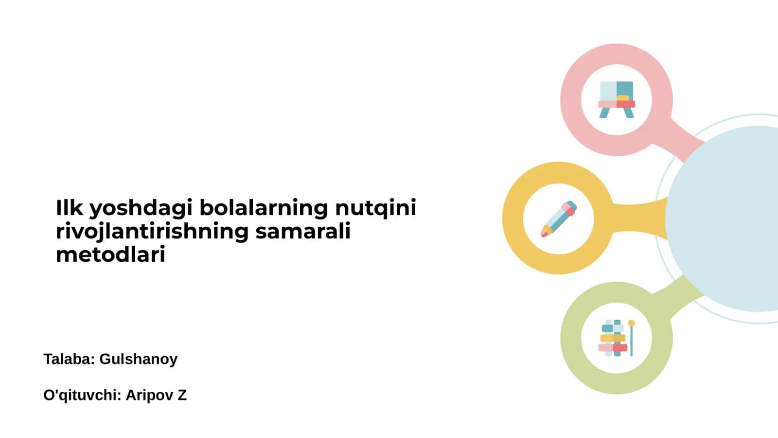 Ilk yoshdagi bolalarning nutqini rivojlantirishning samarali metodlari 1