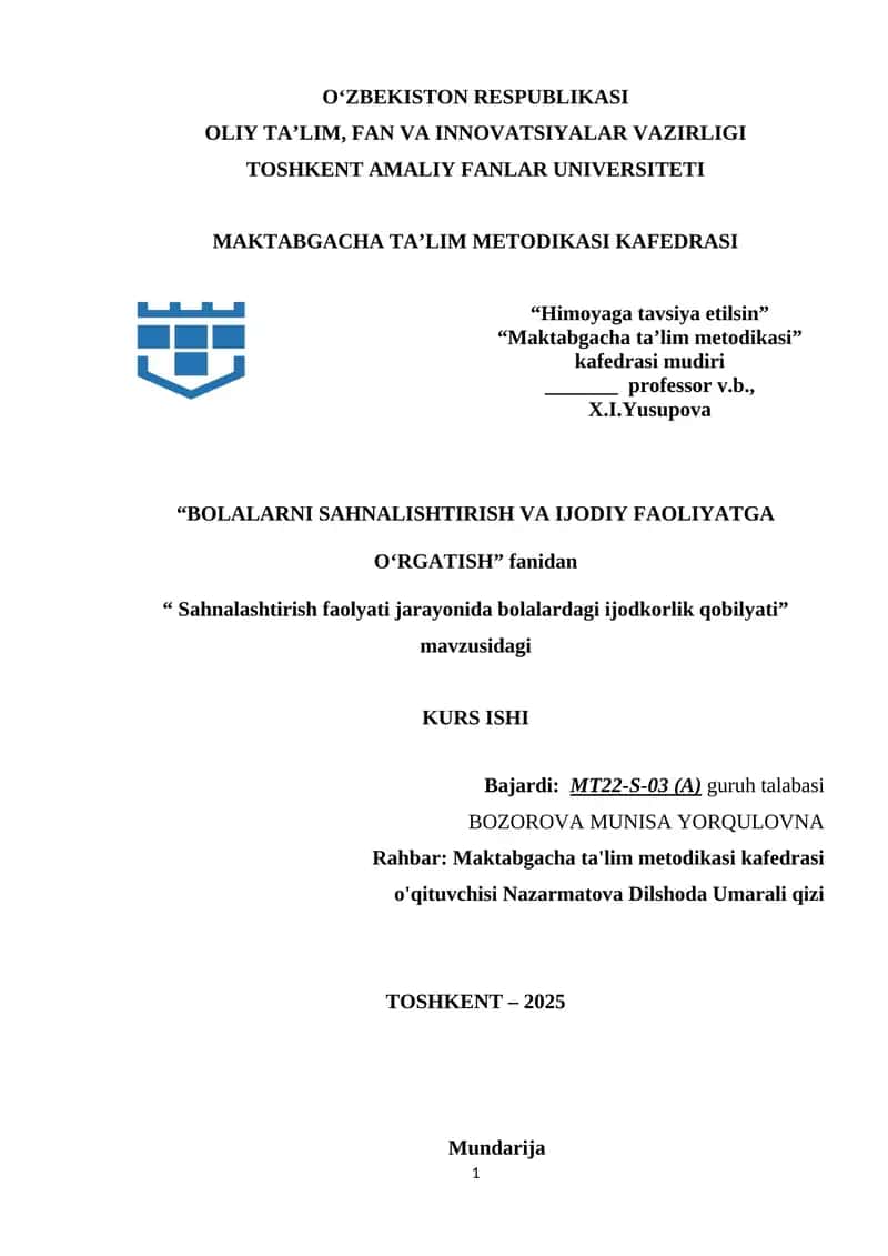 Sahnalashtirish faolyati jarayonida bolalardagi ijodkorlik qobilyati.docx 1