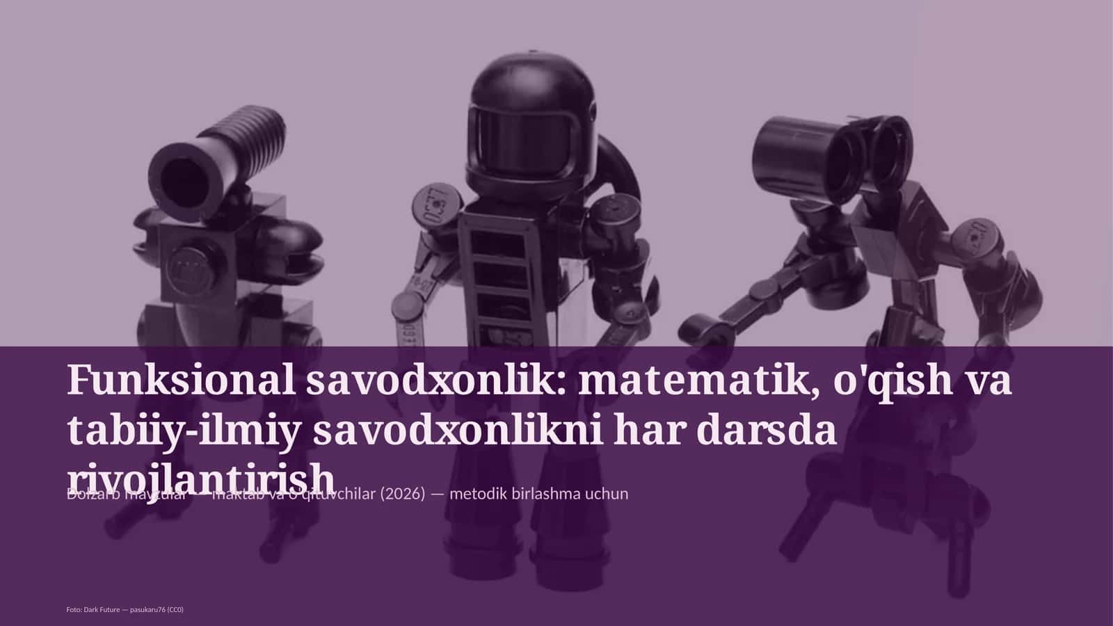 Funksional savodxonlik: matematik, o'qish va tabiiy-ilmiy savodxonlikni har darsda rivojlantirish 1