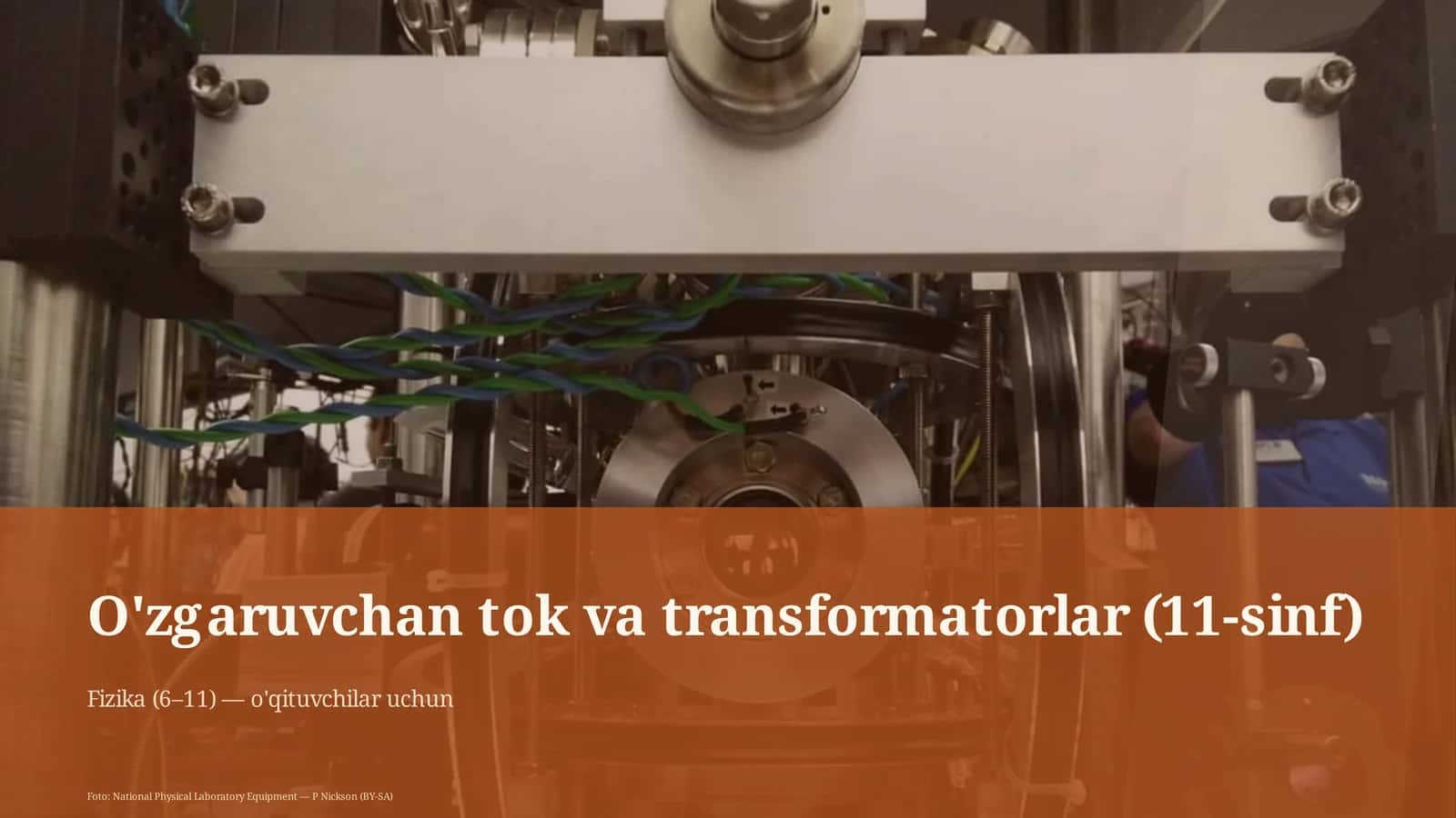 O'zgaruvchan tok va transformatorlar (11-sinf) 1