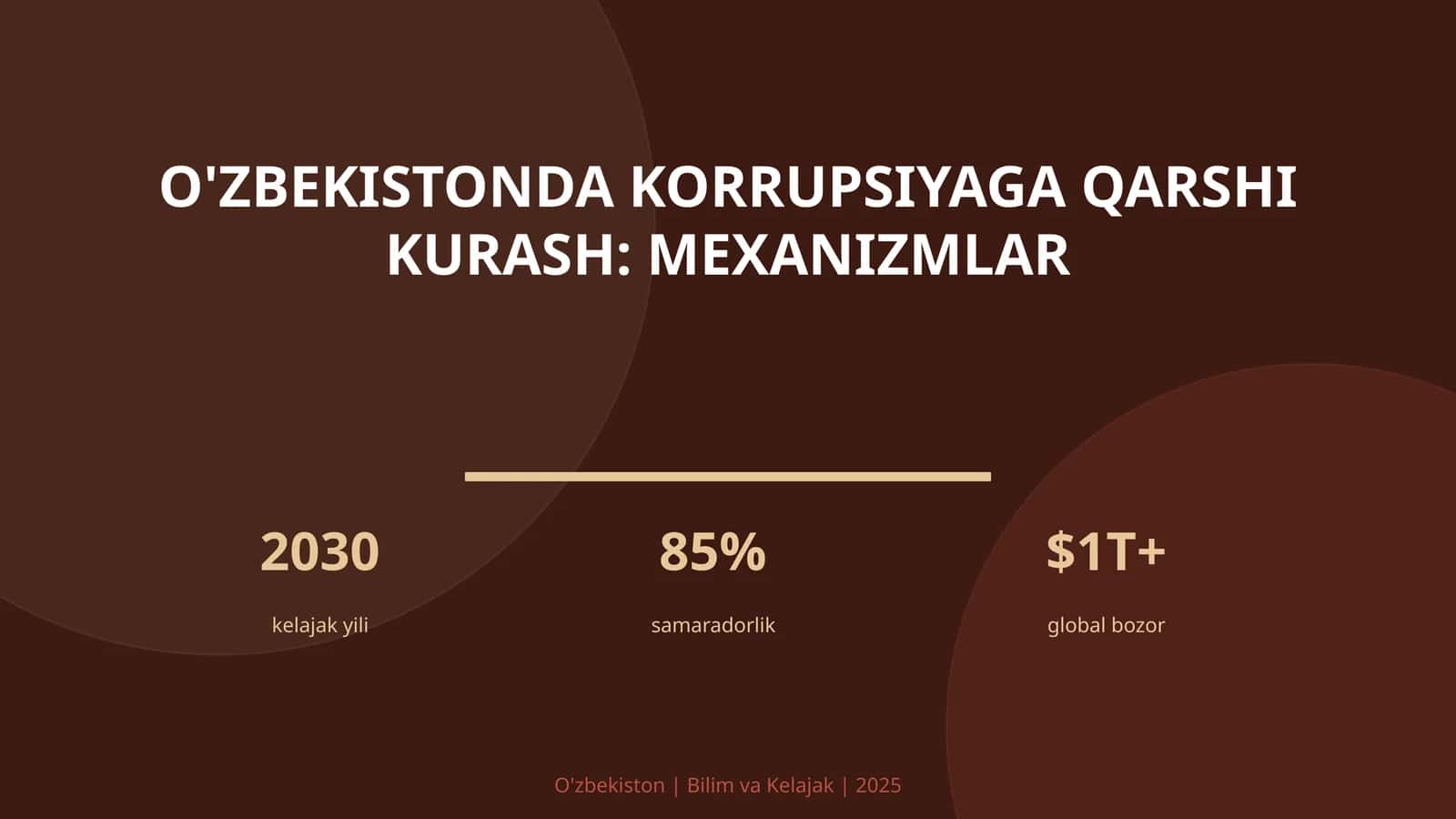 O'zbekistonda korrupsiyaga qarshi kurash: mexanizmlar 1