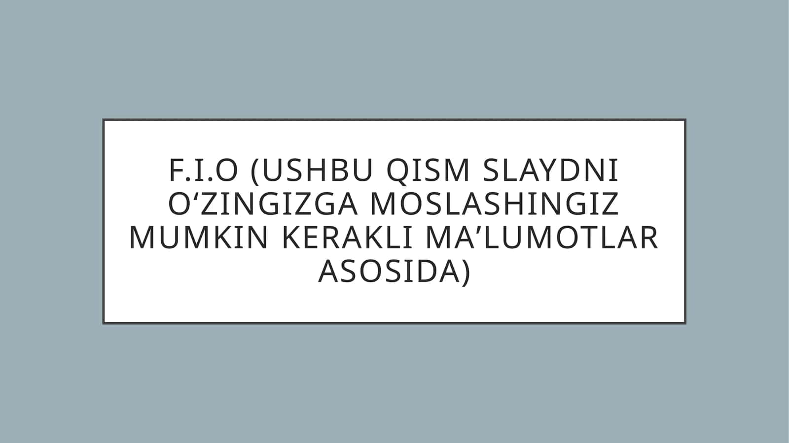 Gelmintozlar:Fan- Yuqumli infekson Kasalliklar 1
