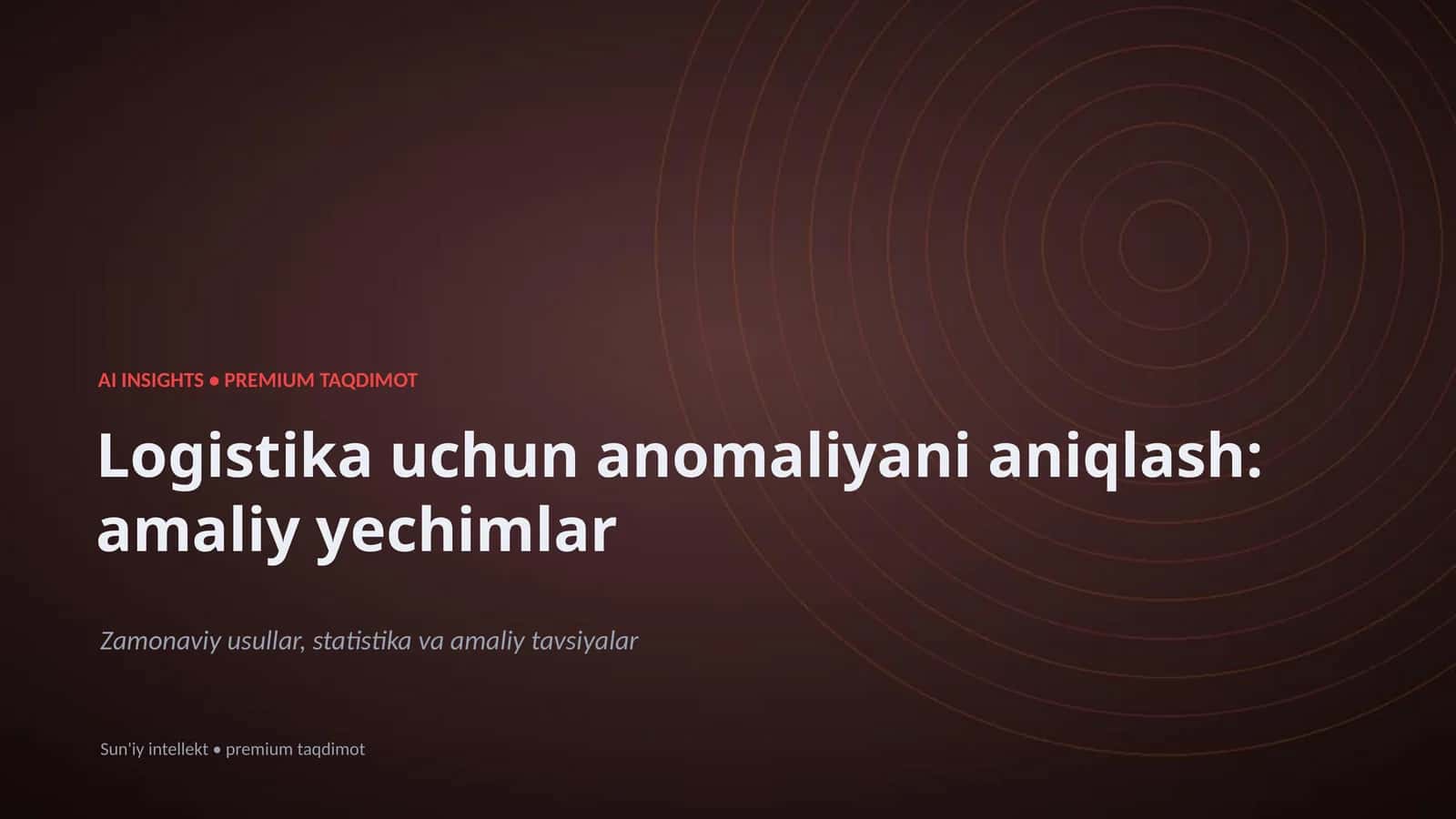 AI INSIGHTS • PREMIUM TAQDIMOT 1