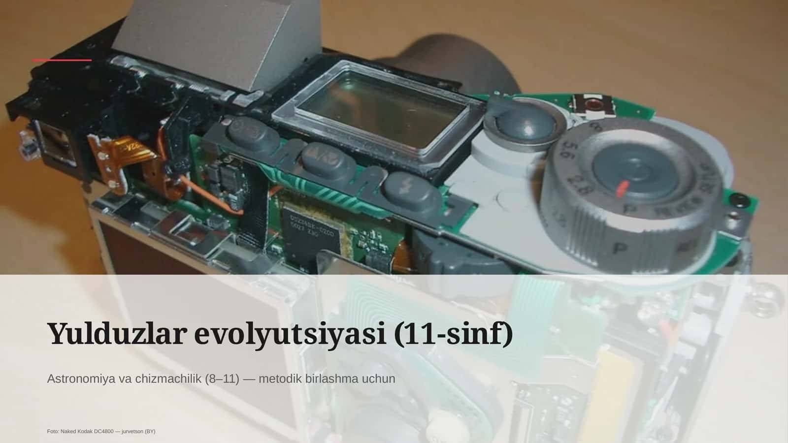 Yulduzlar evolyutsiyasi (11-sinf) 1