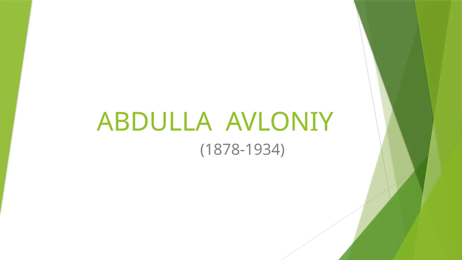 ABDULLA AVLONIY 1