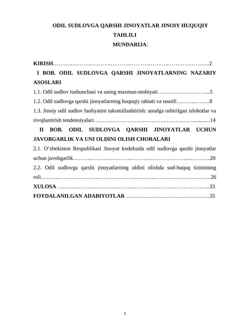 ODIL SUDLOVGA QARSHI JINOYATLAR JINOIY HUQUQIY TAHLILI 1