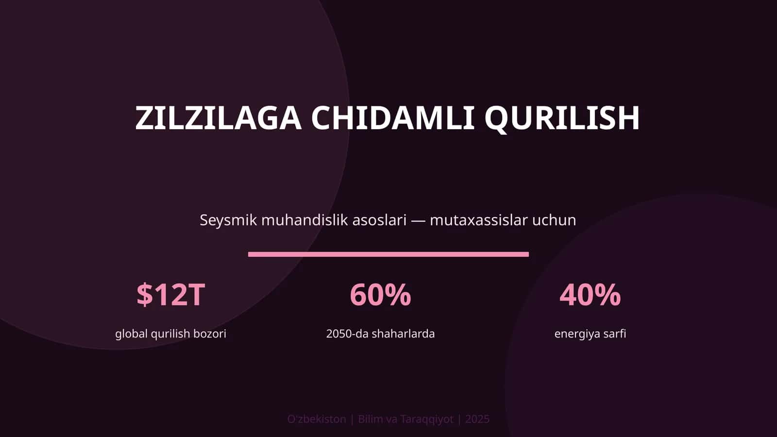 Zilzilaga chidamli qurilish 1
