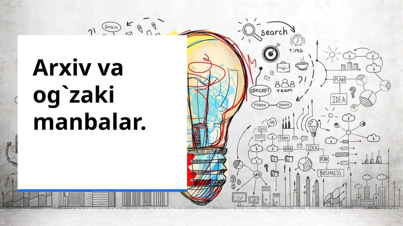 Arxiv va og'zakimanbalar 1