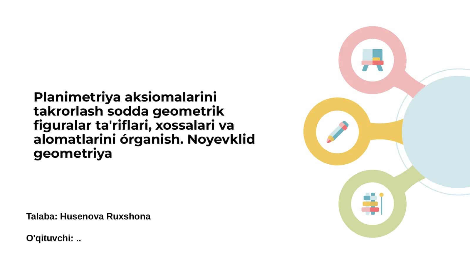 Planimetriya geometriyaning bir bo‘limi 1