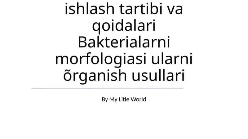 Mikrobiologiya va Virologiya Laboratoriyalari 1