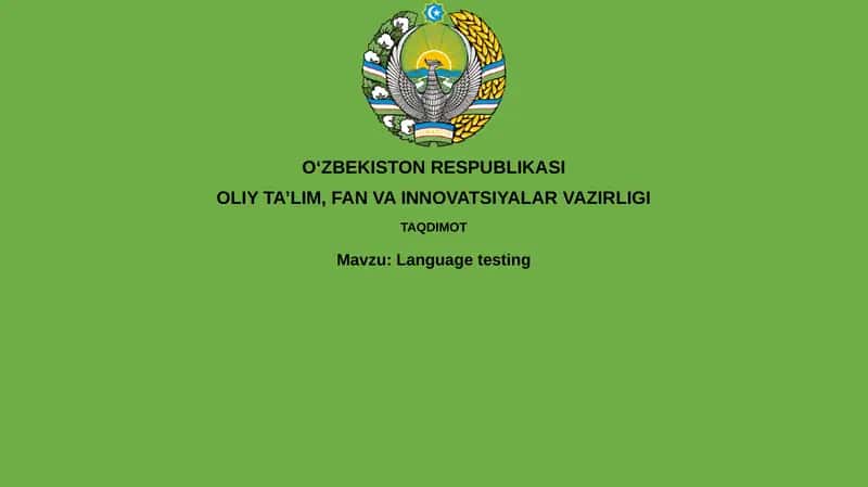 Languagetesting 1