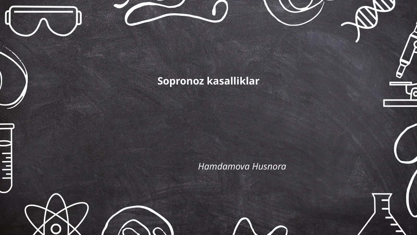 Sopronoz kasalliklar 1