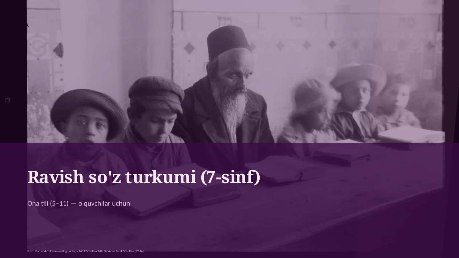 Ravish so'z turkumi (7-sinf) 1