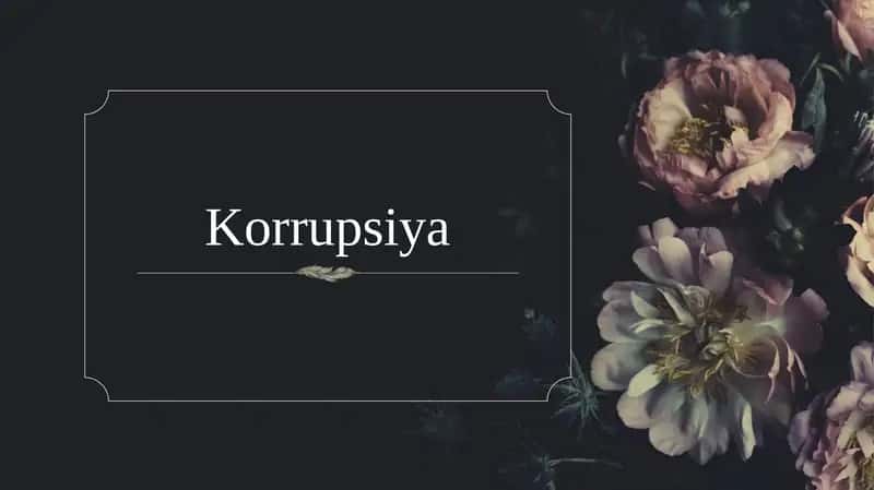 Korrupsiya 1