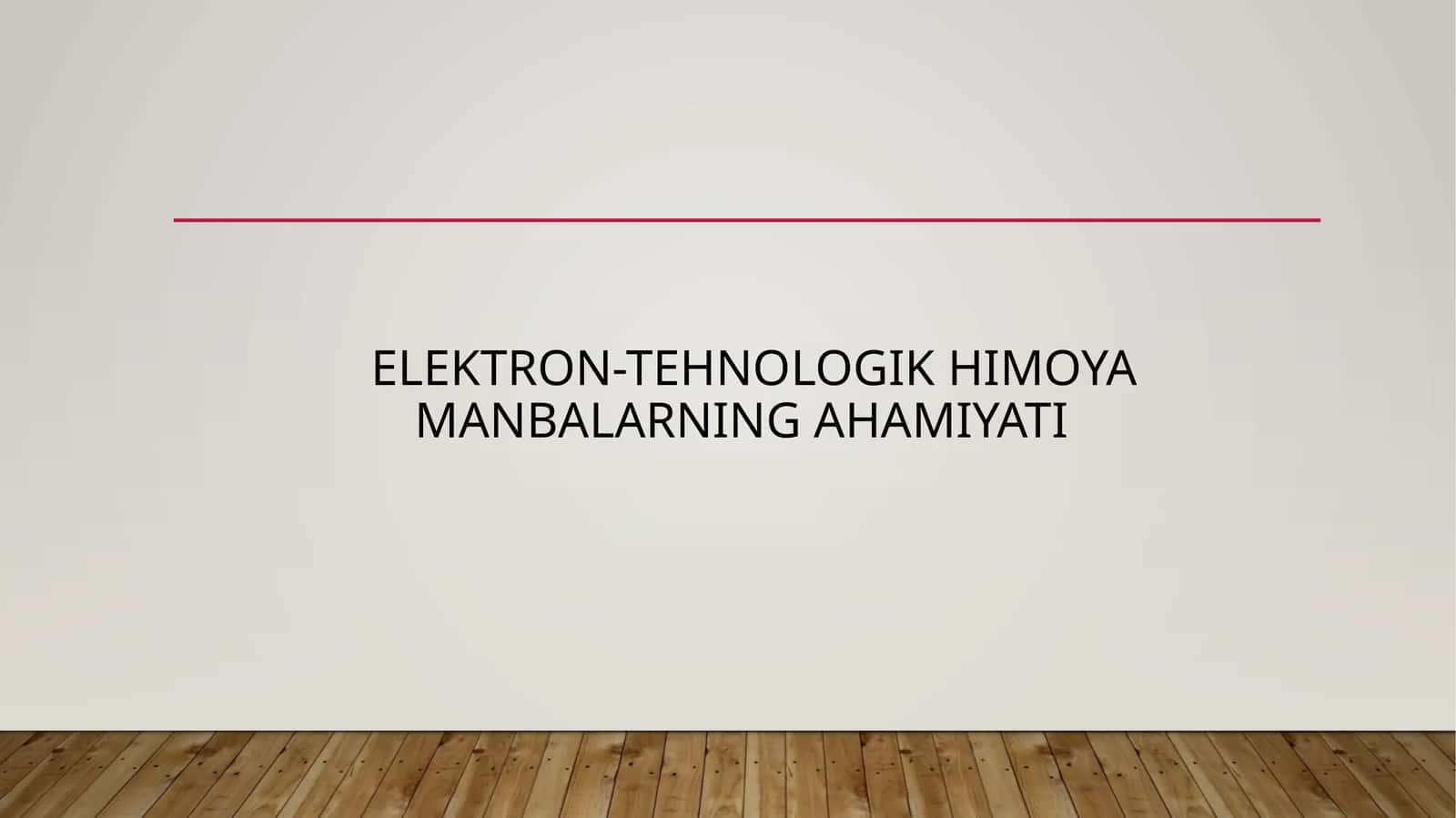 Elektron-tehnologik himoya manbalarning ahamiyati 1