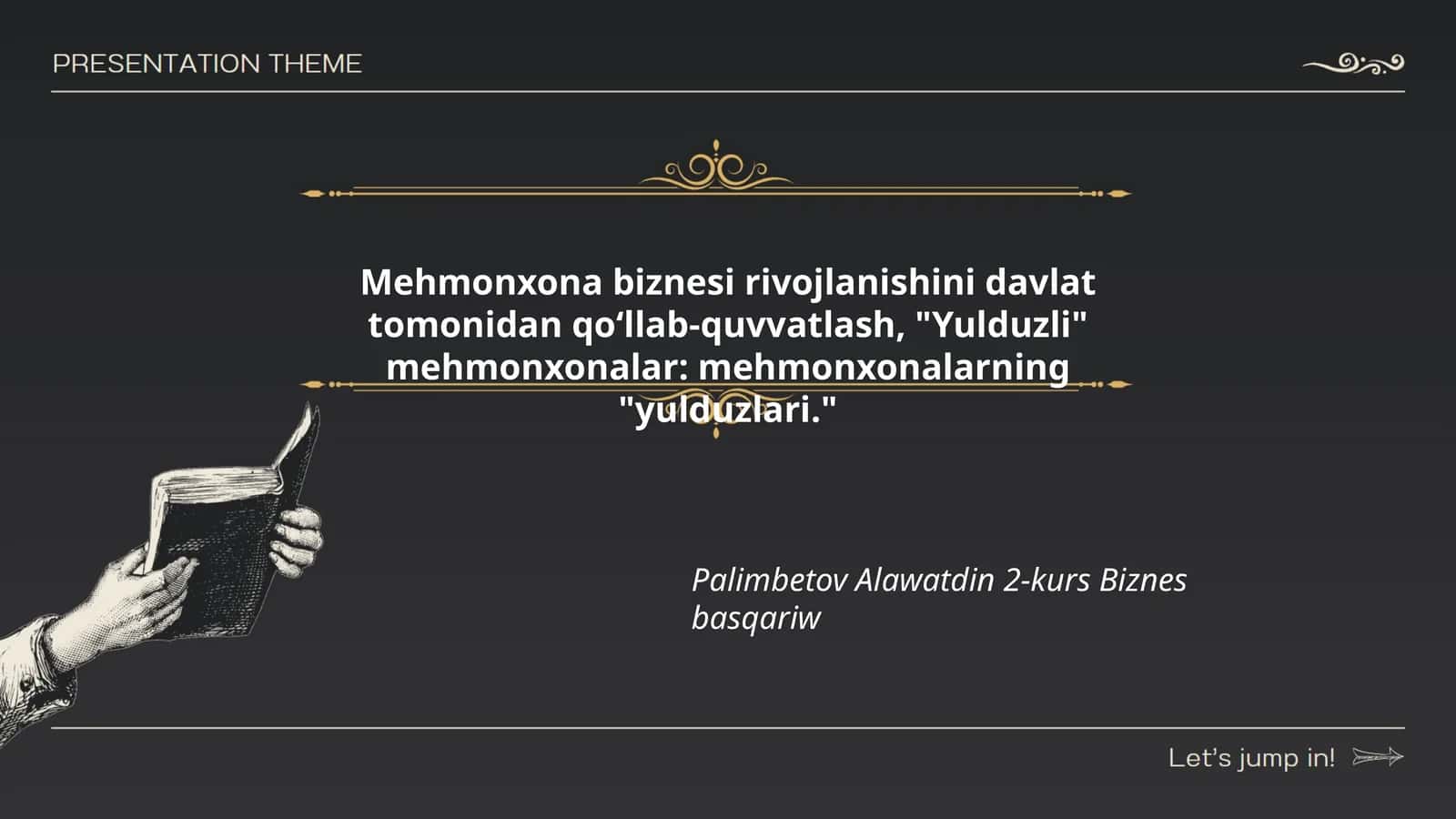 Yulduzli mehmonxonalar: mehmonxonalarning "yulduzlari." 1