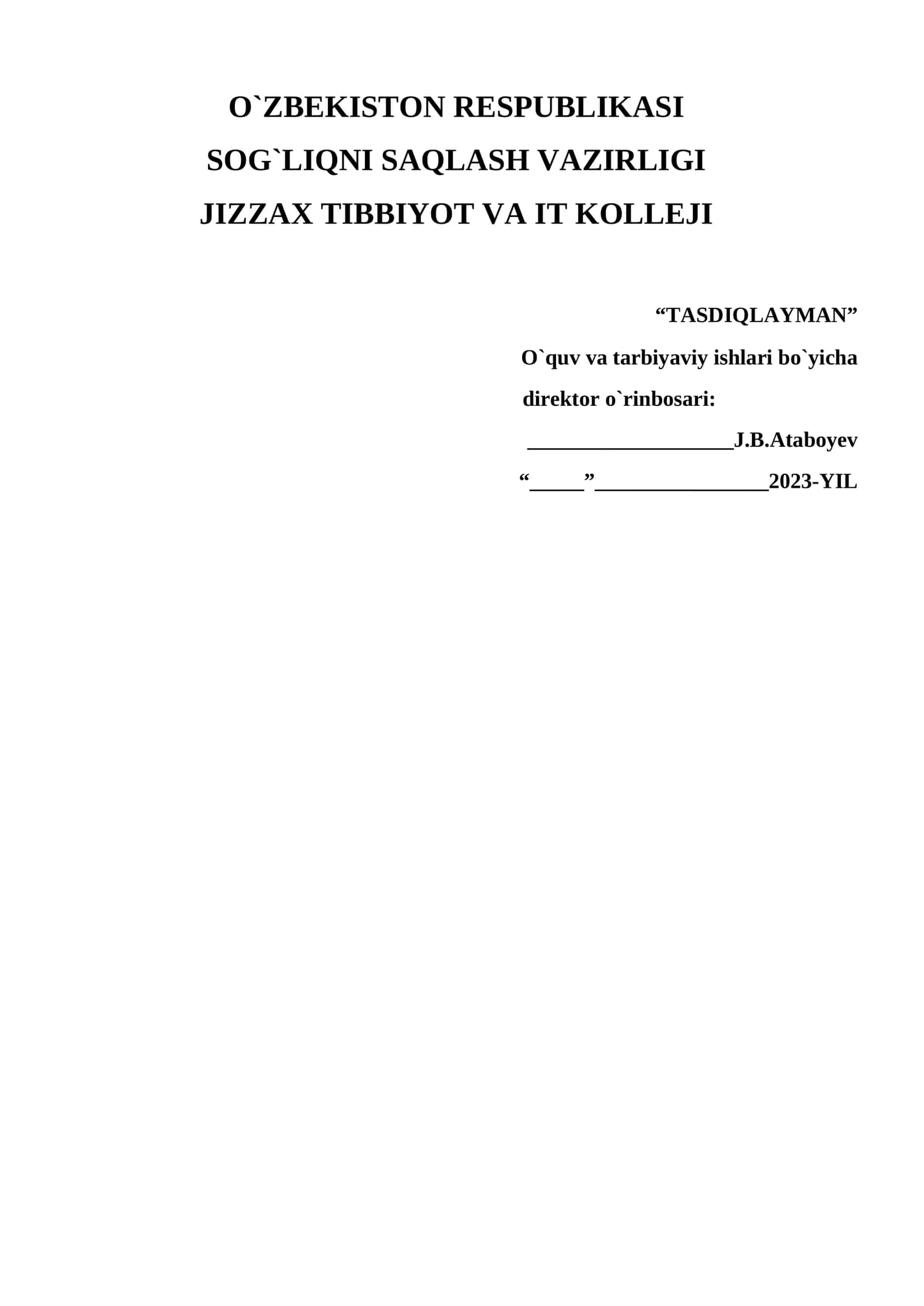 “TASDIQLAYMAN” 1