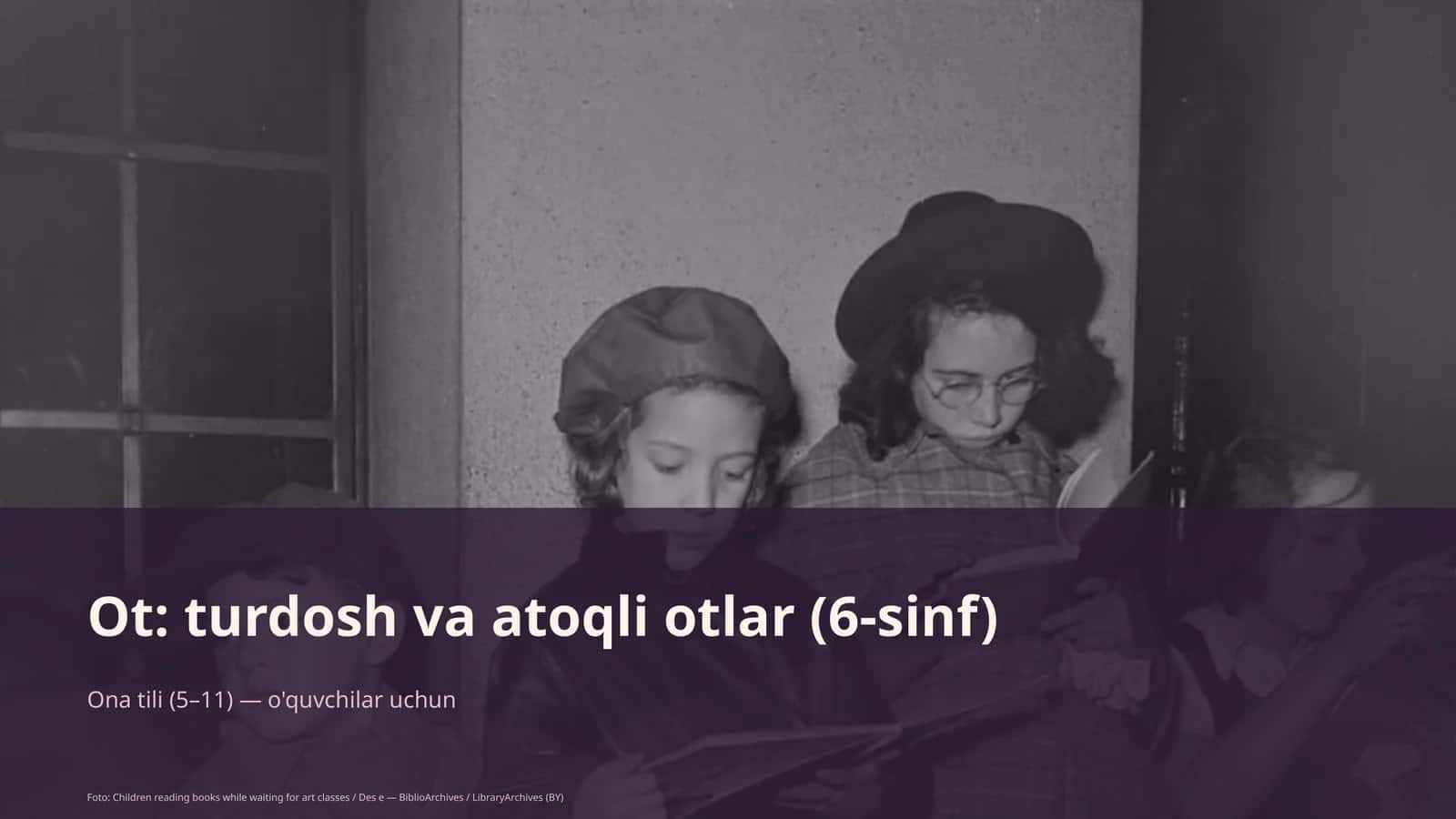 Ona tili (5-11) — o'quvchilar uchun 1