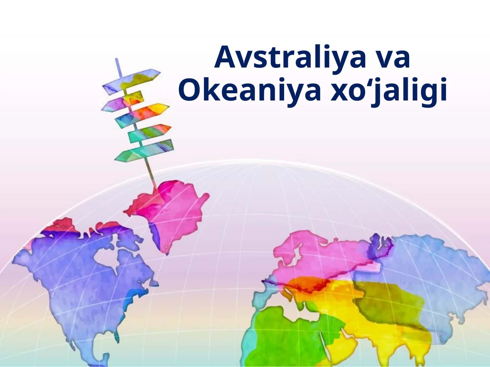 Avstraliya va Okeaniya xo‘jaligi 1