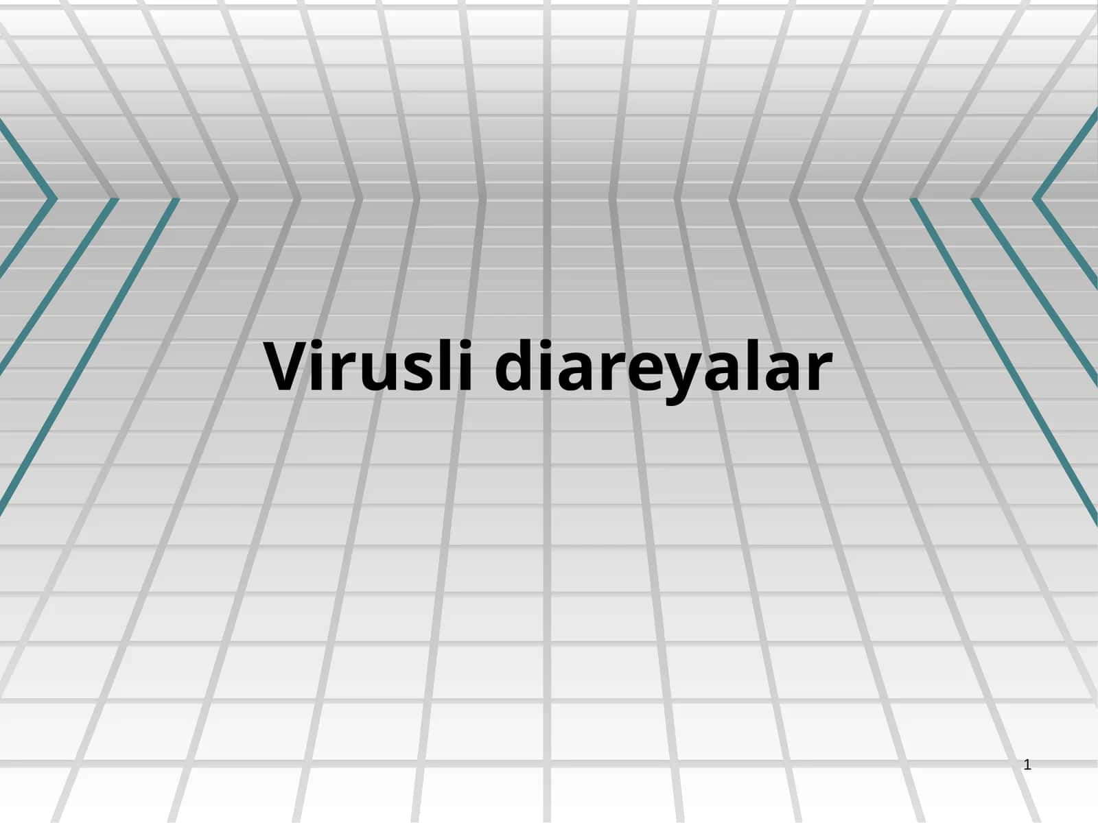 Virusli diareyalar 1