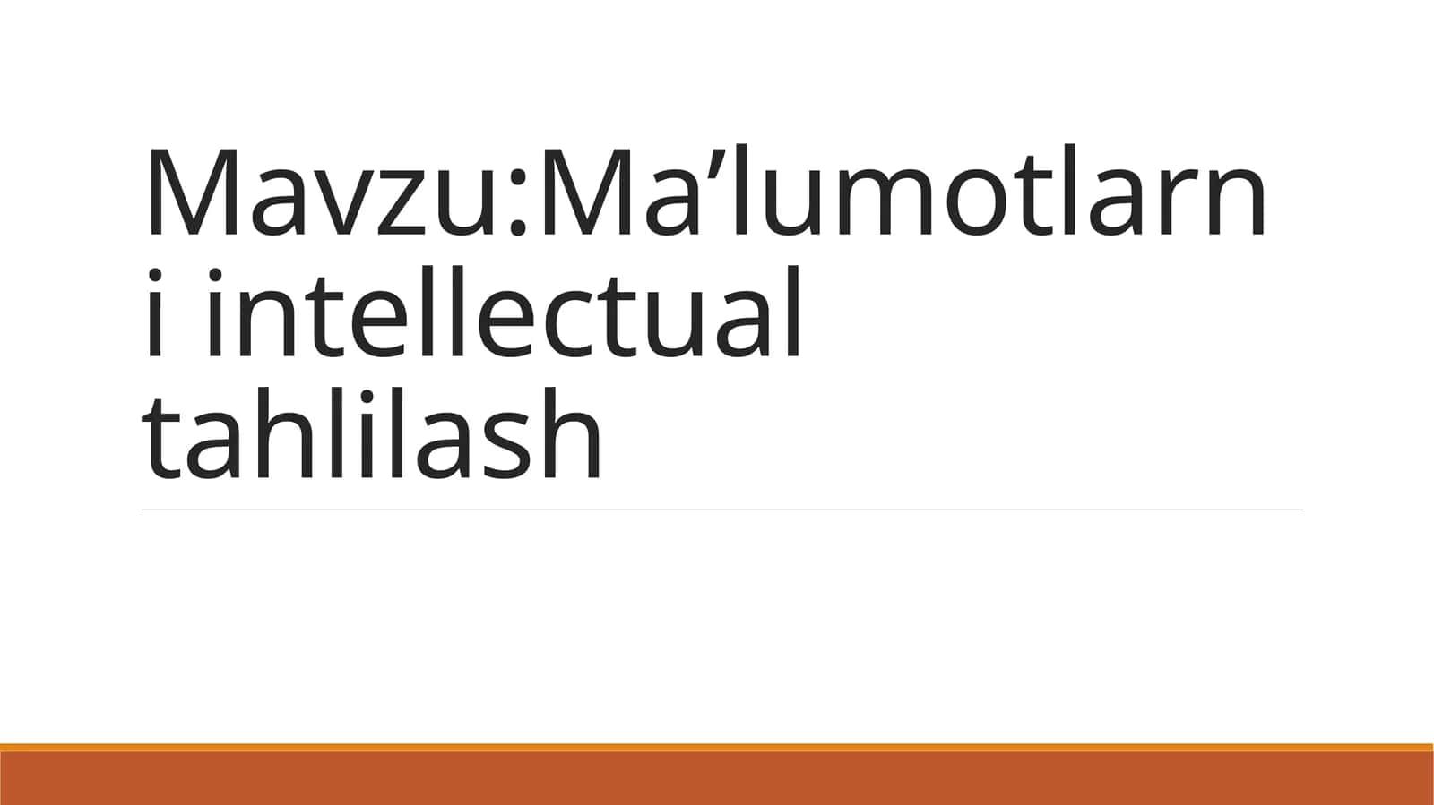 Matn yaratish 1